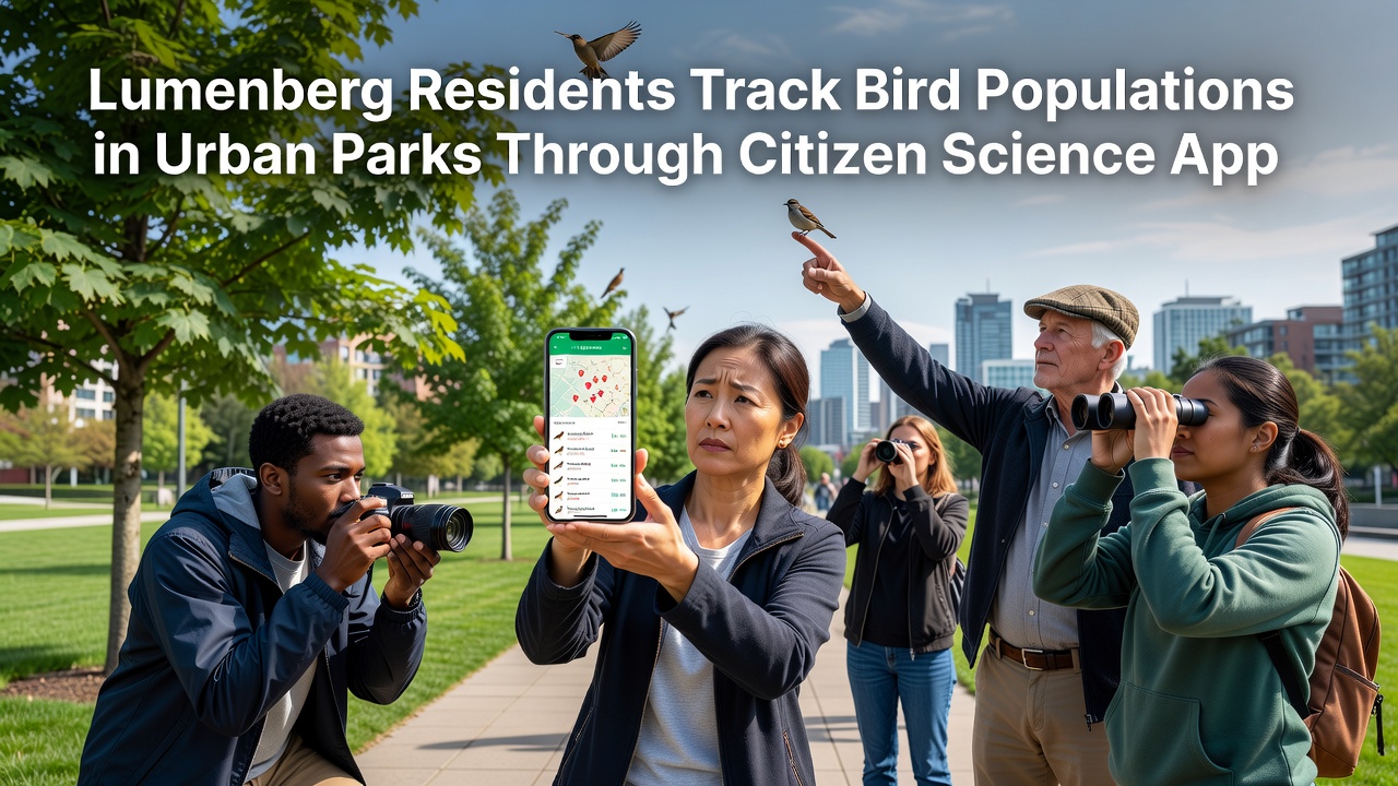 Lumenberg Residents Track Bird Populations in Urban Parks Through Citizen Science App